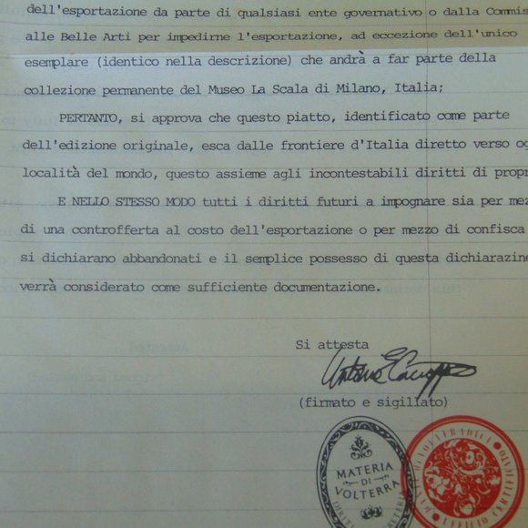 I Pagliacci Bradford Exchange Alabaster Plate - Picture 13 of 16